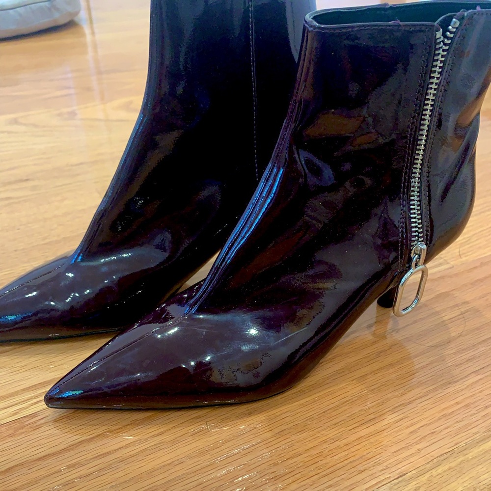 Zara Burgendy boots